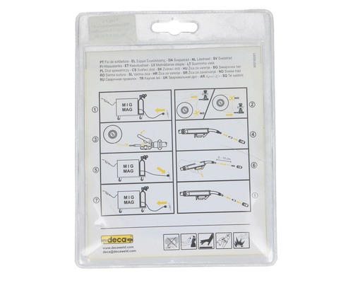 Instructions pour fil de soudure MIG MAG