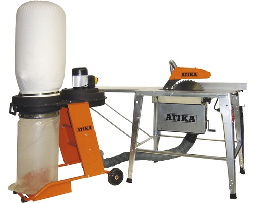 Scie circulaire de table Atika avec aspiration de poussière