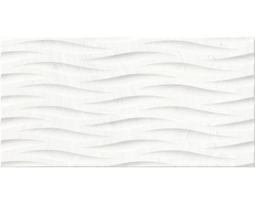 Carrelage décoratif en grès cérame fin Varana Blanco 45x90 cm