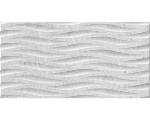 Carrelage décoratif en grès cérame fin Varana Gris 45x90 cm