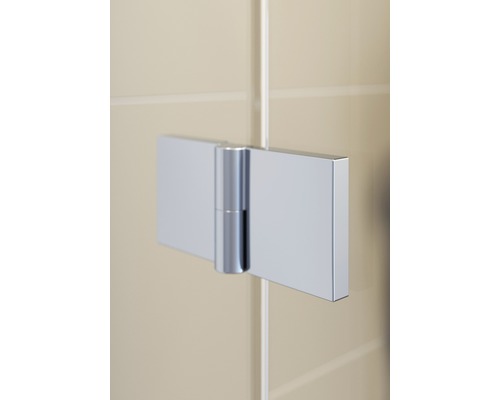 Ferrure de cabine de douche en métal