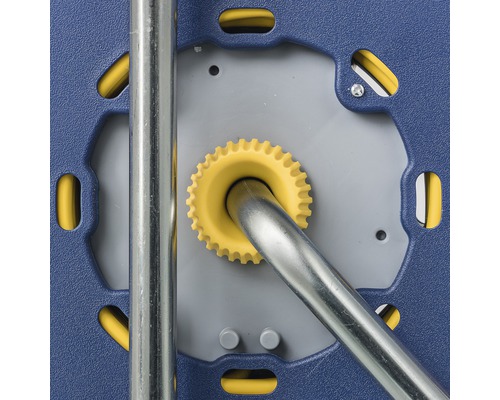 Detailansicht einer Kabeltrommel mit Kabel