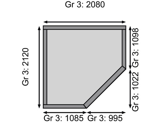 Plan avec dimensions