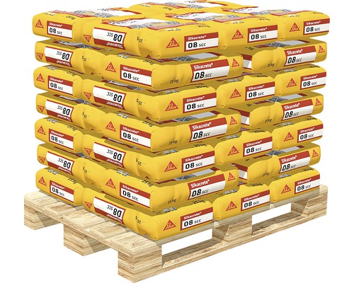 Palette de sacs de béton SikaCrete 08 SCC