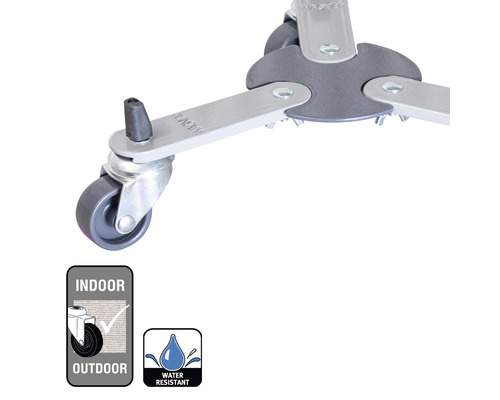 Wagner Möbelroller mit Rollen, geeignet für drinnen und draußen, wasserabweisend