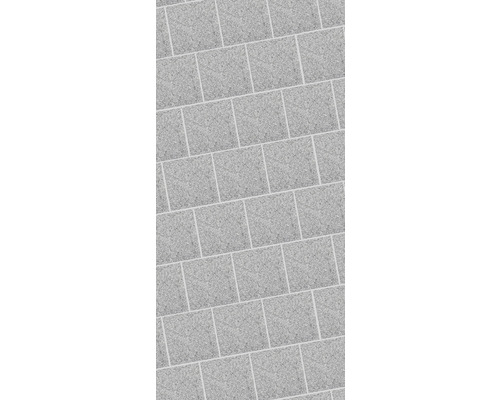 Revêtement de sol en carreaux de grès cérame gris avec joints