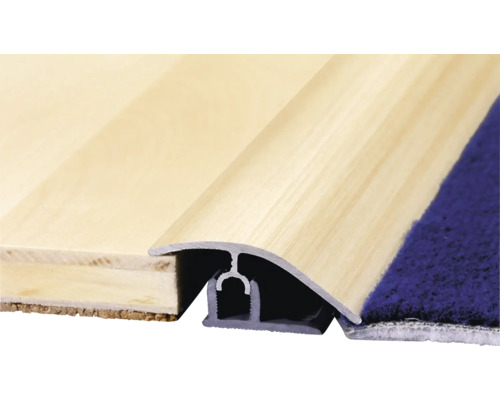 Rail de profilé entre stratifié et moquette