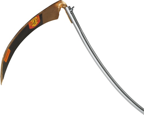 Faux avec manche en métal pour faucher l''herbe et les céréales