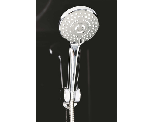Handbrause aus Metall für die Dusche