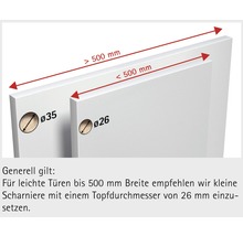 Topfscharnier Ecomat Ø 35 mm, für Mittelwandanschlag, 1 Stück-thumb-5