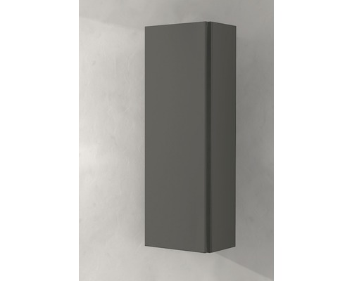 Grauer Badezimmer-Hängeschrank