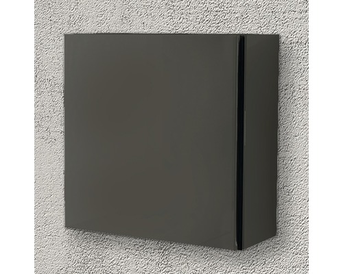 Grauer Briefkasten zur Wandmontage