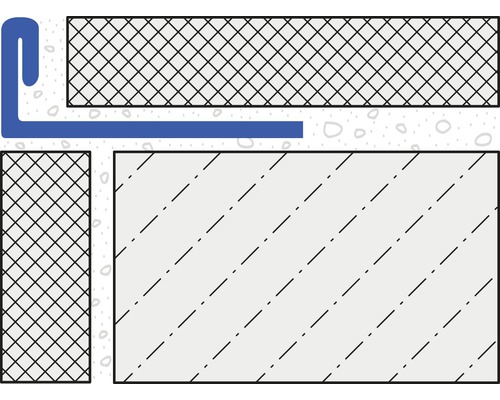 Illustration d''une étanchéité de bâtiment avec profilé d''étanchéité
