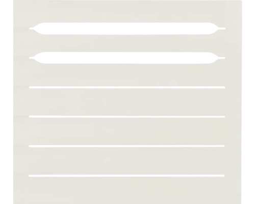 Pochoir avec lignes horizontales et formes