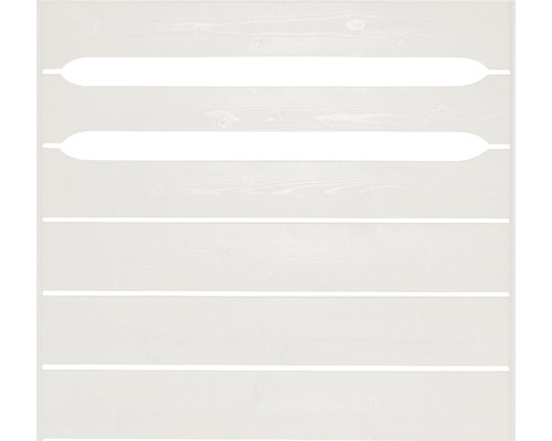 Façade en bois avec lamelles