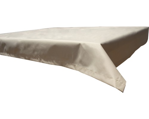 Nappe 130 x 180 cm polyester rectangulaire beige