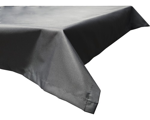 Nappe 110 x 140 cm polyester rectangulaire anthracite