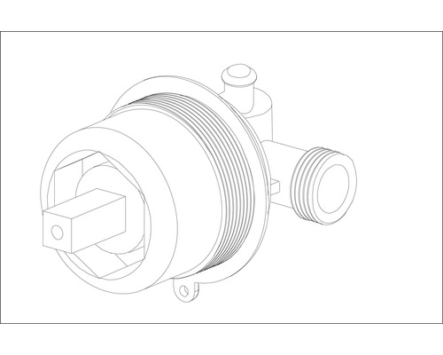 Unterputzthermostat für Sanitärinstallationen