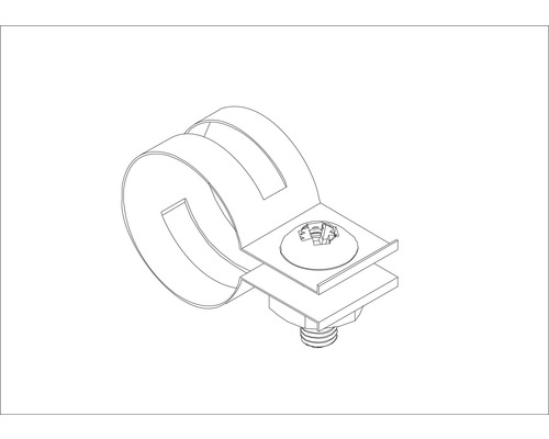 Collier de serrage avec vis