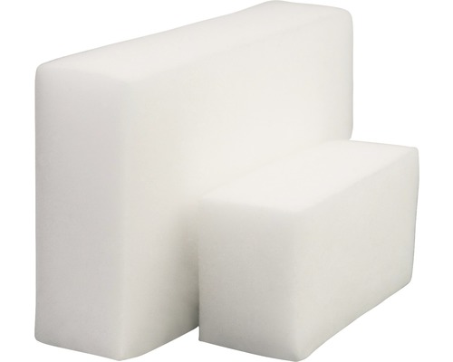 Zwei Schaumstoffblöcke unterschiedlicher Größe