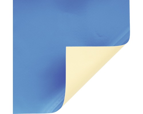 Bâche de piscine avec coin replié