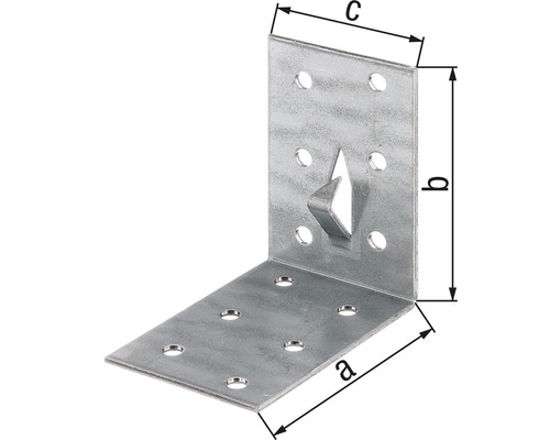 Connecteur d''angle avec ancrage pour assemblage bois