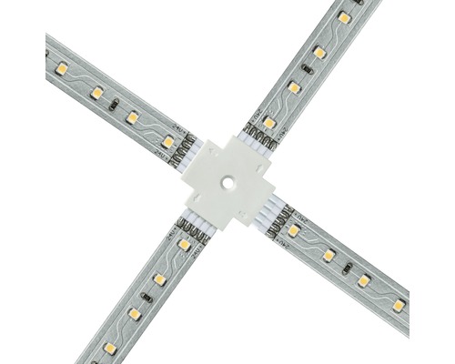 LED-Streifen Verteilerstück mit vier Anschlüssen