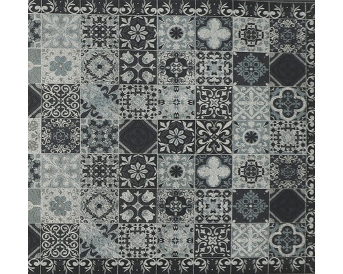 Dekorplatte mit verschiedenen Ornamenten im Fliesenstil