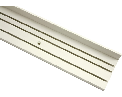 Baguette rainurée en plastique avec trous de forage