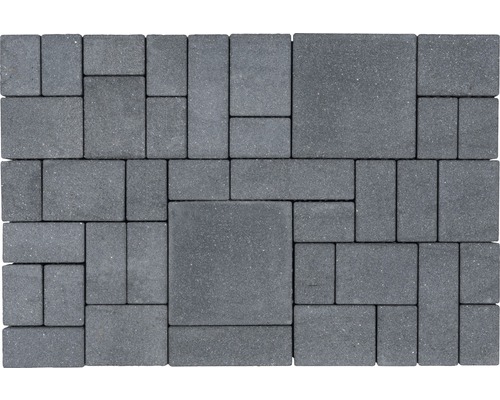 Pavés gris de différentes tailles pour l''extérieur