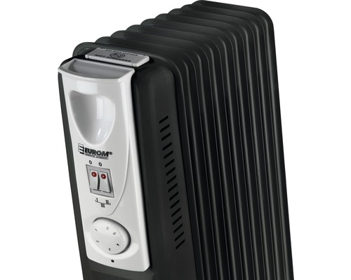 Eurom Ölradiator mit Bedienelementen für die Heizstufeneinstellung