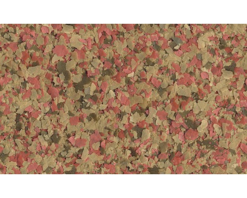 Gros plan de flocons de nourriture pour poissons