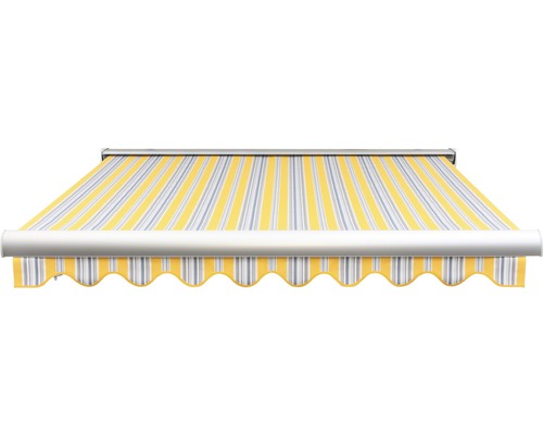 Gestreifte Markise für den Aussenbereich
