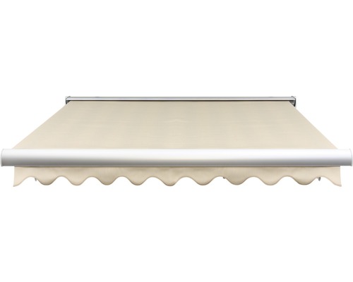 Store banne avec lambrequin ondulé