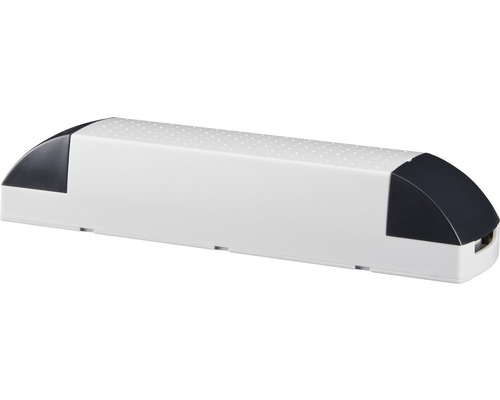 Weisse Innenleuchte mit dunklen Endstücken