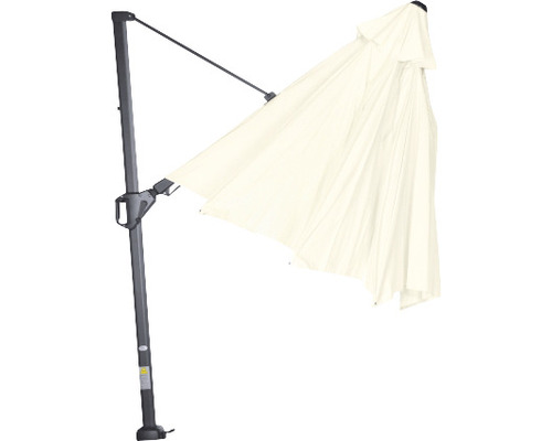 Freiarm-Sonnenschirm mit Standfuß für den Außenbereich