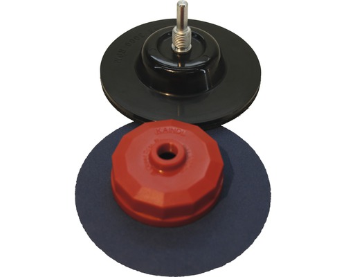 Polierteller-Set mit Schleifscheibe