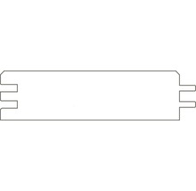 Profil de planche à rainure et languette