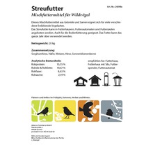 Informationen zu Mischfuttermittel für Wildvögel