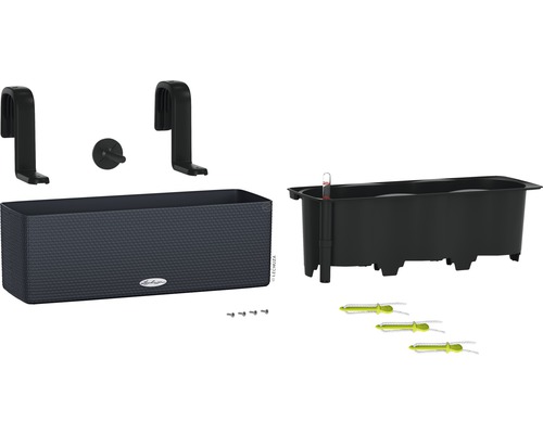 Lechuza Balconera Cottage 50 Komplettset mit Bewässerungssystem und Halterung