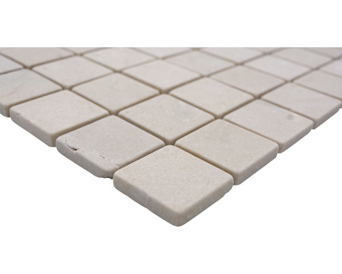 Carreaux de mosaïque en pierre naturelle à motif losanges