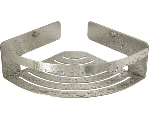 Étagère d''angle en métal pour la salle de bain