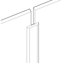 Illustration d''un panneau de plafond avec une moulure décorative assortie