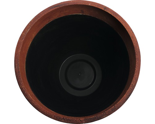 Innenansicht eines Pflanzgefäßes