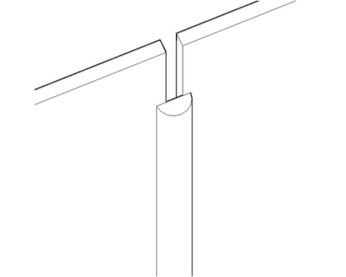 Illustration d''une plinthe avec coin