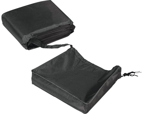 Schwarze Schutzhülle zum Abdecken