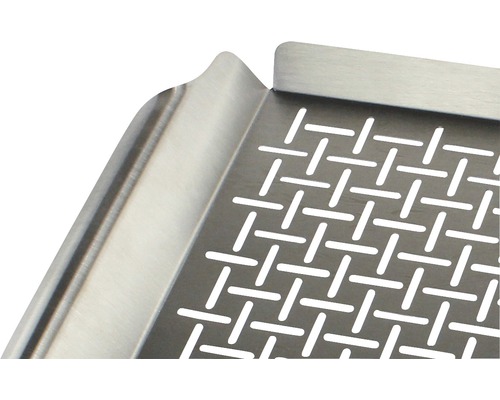 Bac d''égouttement en acier inoxydable avec surface perforée