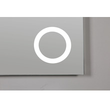 Vue détaillée d''un miroir avec éclairage LED