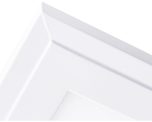 Nahaufnahme eines weißen Bilderrahmens