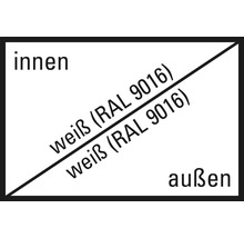 Kunststofffenster ARON Basic weiss 100x100 cm DIN Links-thumb-1